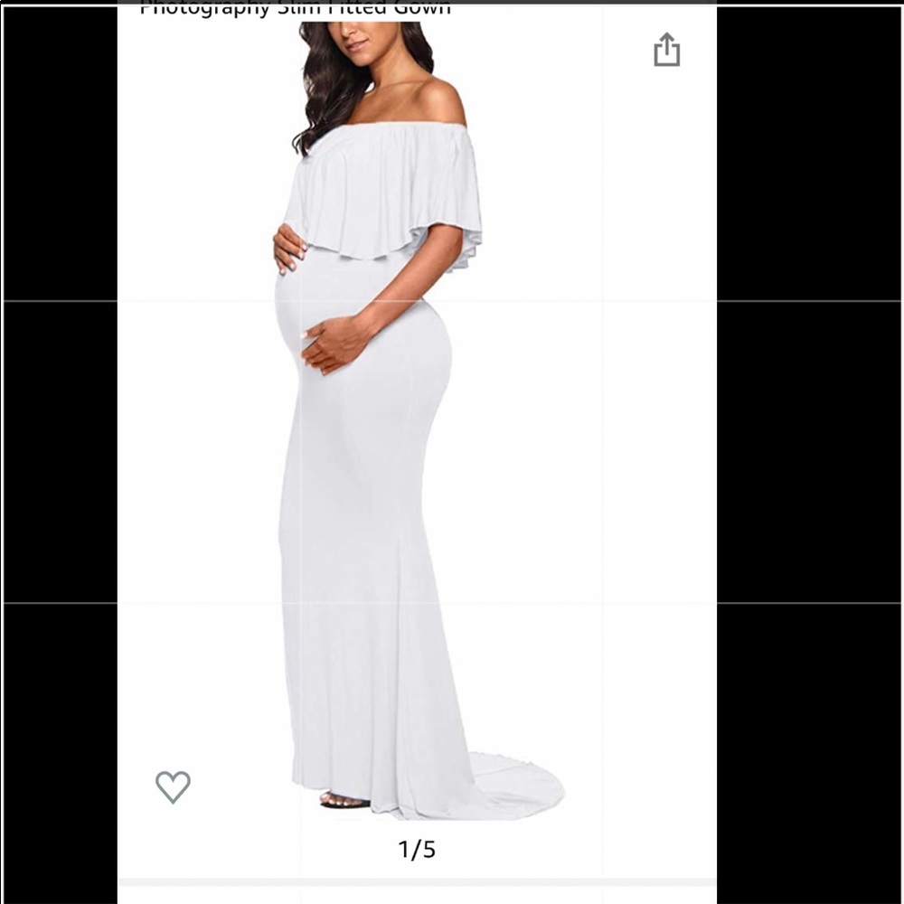 Long maternity dress, off shoulder MAKE AN OFFER❗️